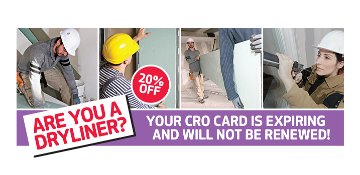 FIS launches CSCS card upgrade offers for the drylining trade