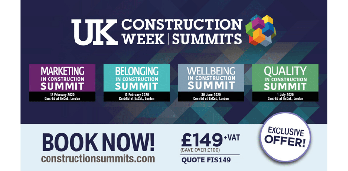 FIS partners with UK Construction Week Summits