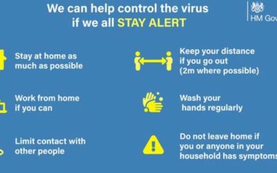 Guidance from HMG on how to work safely during the coronavirus pandemic