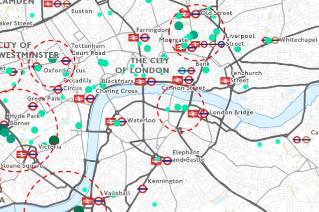 Identifying London Travel Hotspots