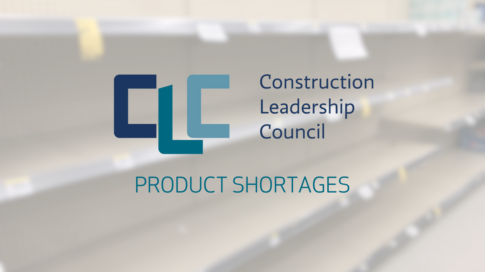 Product Shortages ‐ CLC Statement FIS