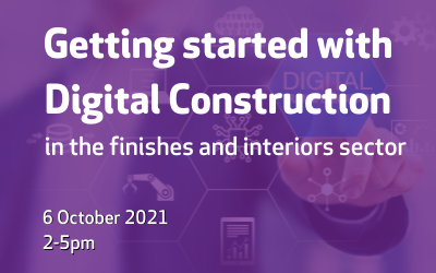 Getting started with digital construction – 6 October