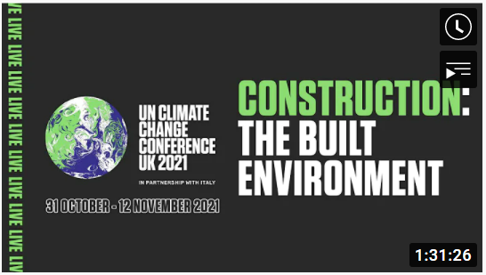 A Focus on Construction at COP26