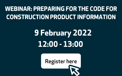 Webinar: Preparing for the Code for Construction Product Information – 9 February