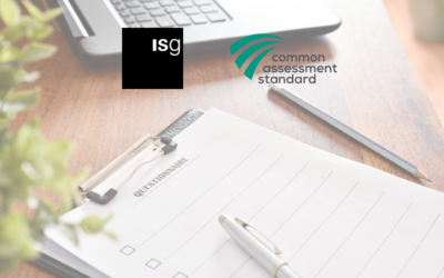 ISG signs up to Common Assessment Standard