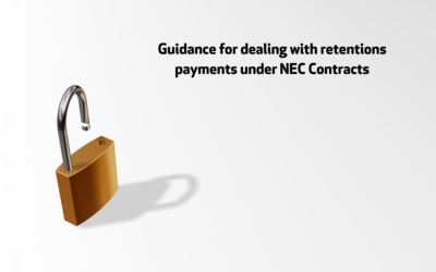 Guidance for dealing with retentions payments under NEC Contracts