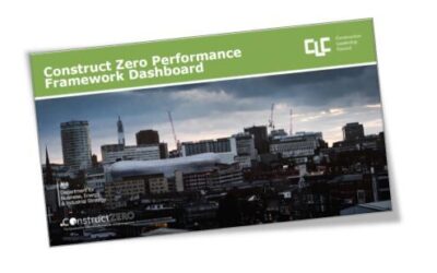 Construct Zero Performance Framework Dashboard – 4th Quarterly Report