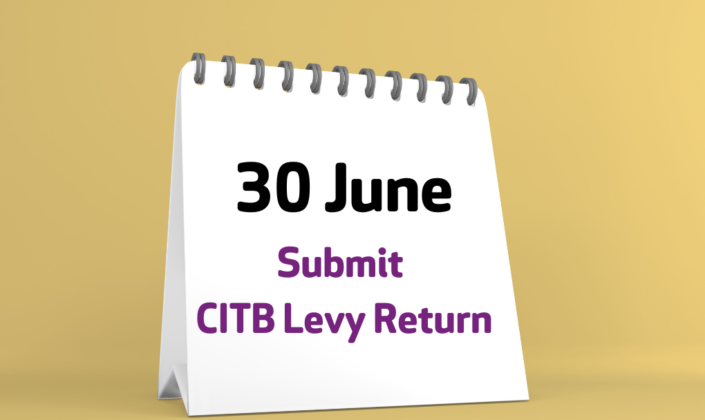 Submit your CITB Levy return by 30 June