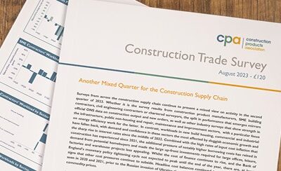 CPA Trade Survey reports another mixed quarter for the construction supply chain