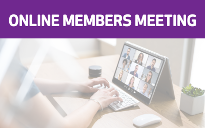 Online Members Meeting – 9 October