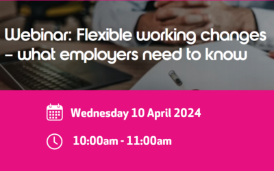 Flexible working changes ahead