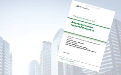 Amendments to Volumes 1 and 2 of Approved Document B