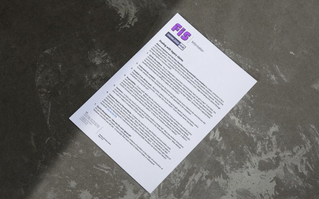 Concerning uptick in legacy claims