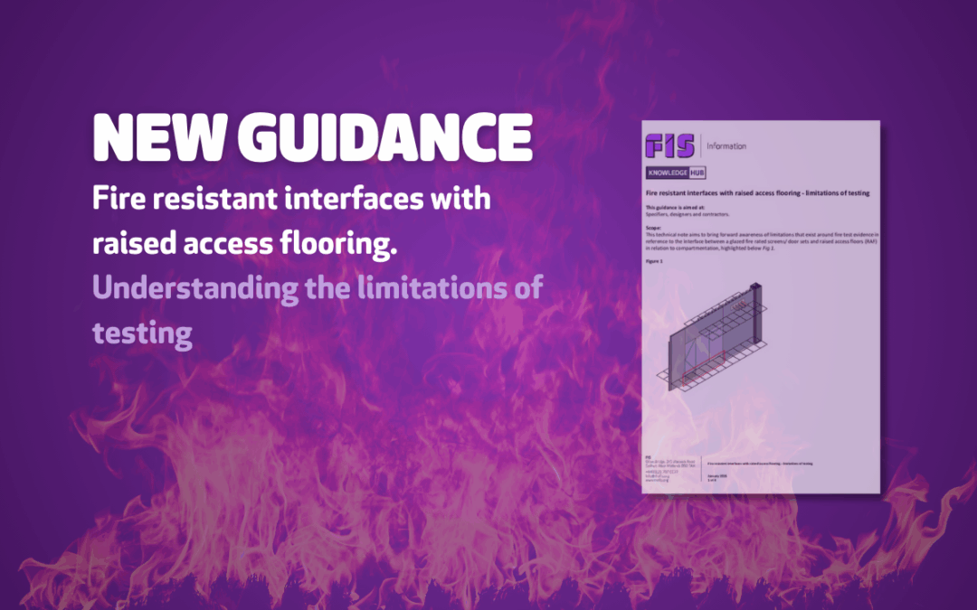 Avoiding risk to compartmentation from raised access floor interfaces 