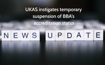 Temporary suspension of UKAS Accreditation