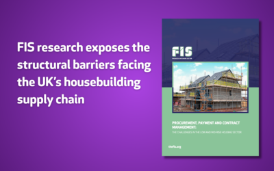 FIS survey reveals supply chain pressures threatening UK housebuilding