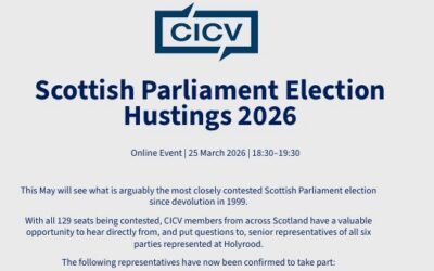 CICV Scottish Parliament Election Hustings 2026